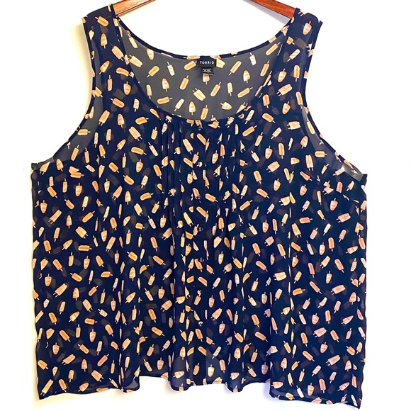 torrid Tops - TORRID Sleeveless Blouse